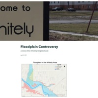 Floodplain Controversy: A story of the Whitely Neighborhood
