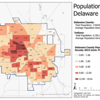 Muncie Population Density