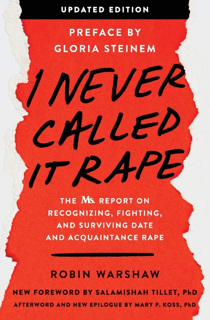 Book cover of "I Never Called It Rape" by Robin Warshaw.