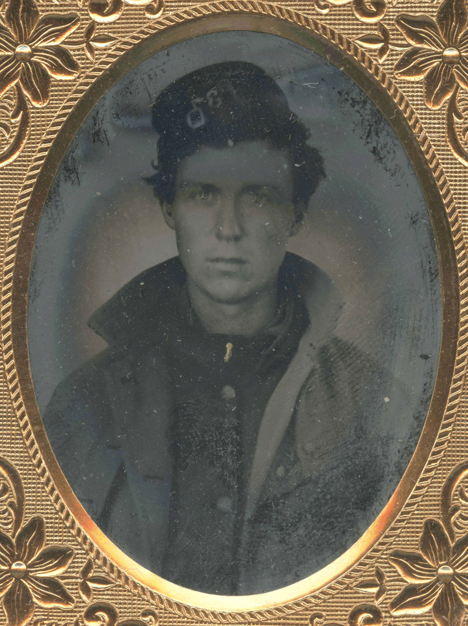 A photo of the Union Army soldier Derastus Nelson.