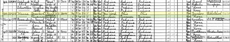 Hanna Household Census Record 1930.png