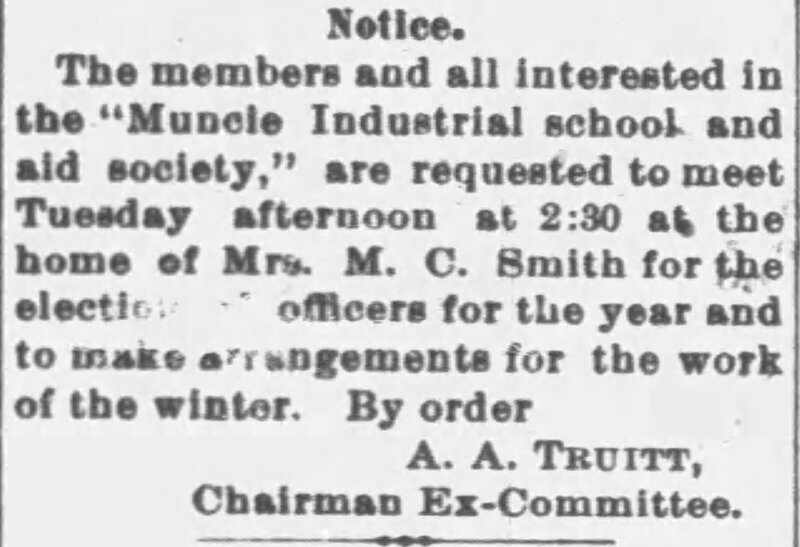 Notice-Truitt Industrial School-The_Muncie_Daily_Times_Mon__Oct_5__1891_.jpg