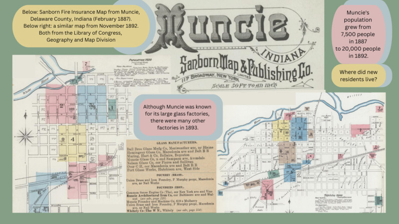 Below Sanborn Fire Insurance Map from Muncie, Delaware County, Indiana (February 1887). Below right-3.png