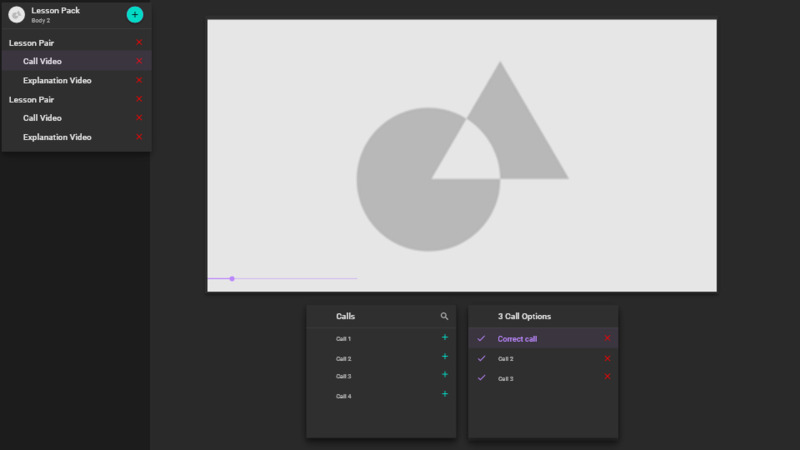 Prototype Video Screen - Admin Portal