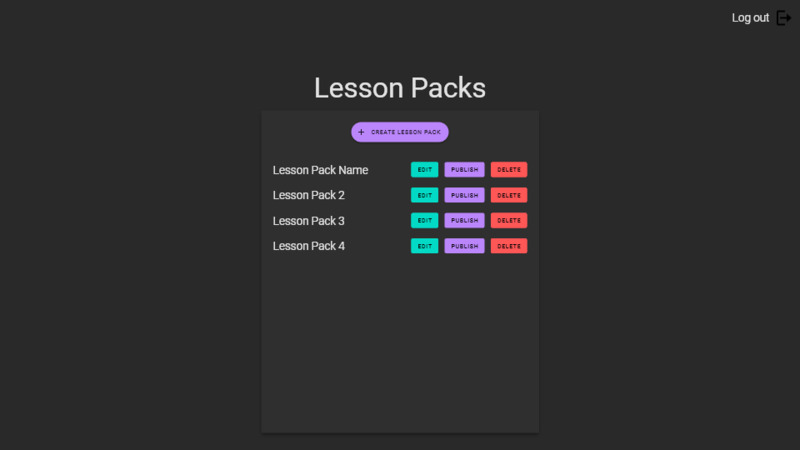 Prototype Packs - Admin Portal