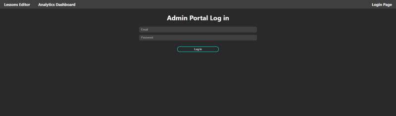 Login - Admin Portal