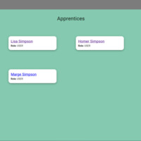 View Apprentices Page - Ratings App