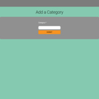 Add Category Page - Ratings App
