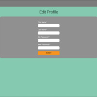 Edit Profile Page - Ratings App
